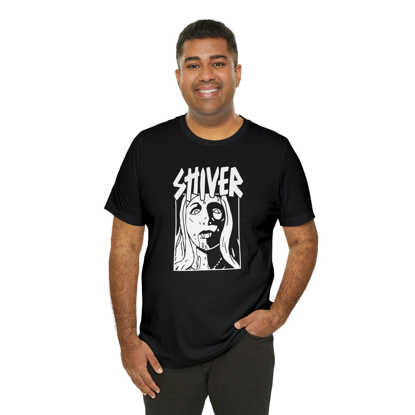 SHIVER Unisex Black Vamp T-shirt