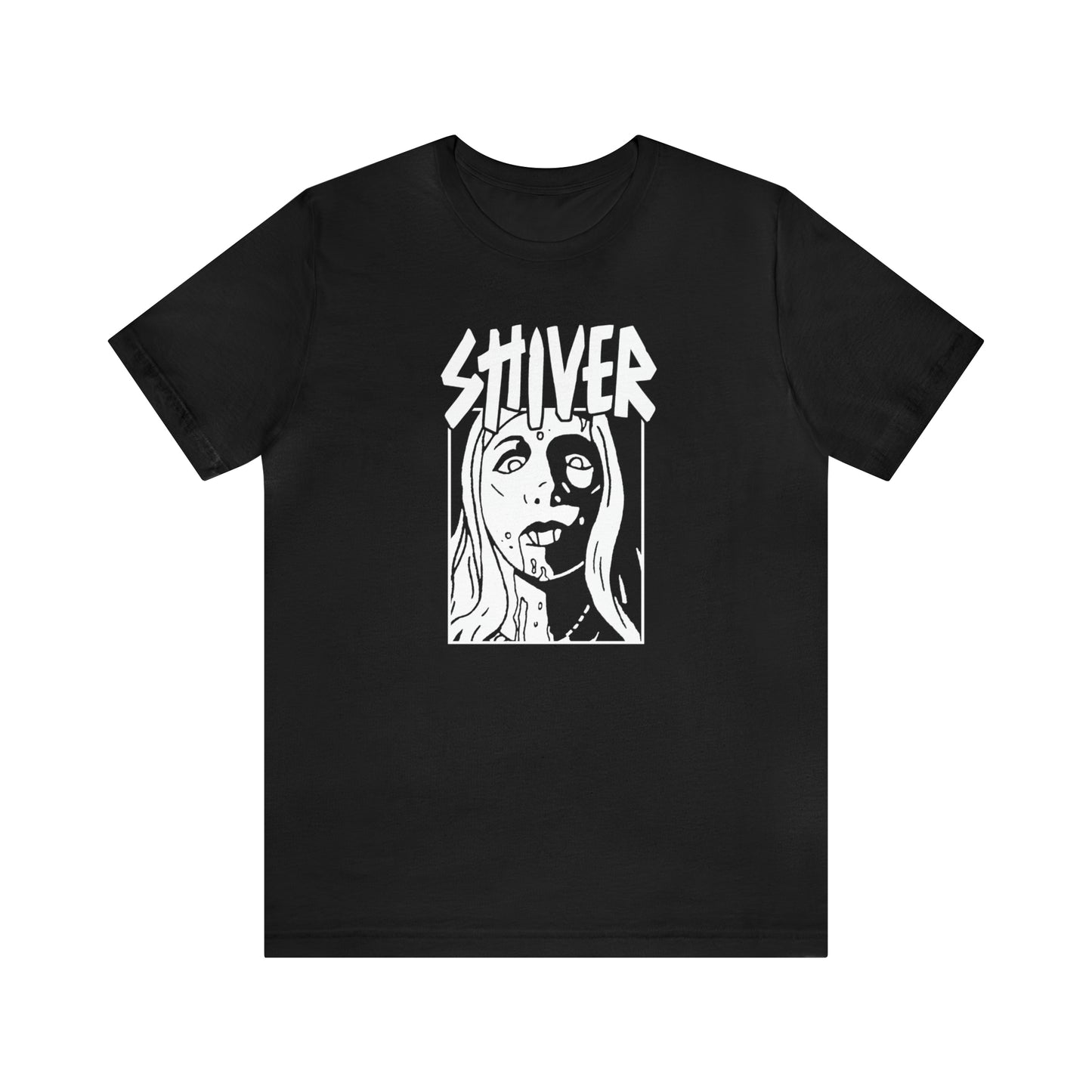 SHIVER Unisex Black Vamp T-shirt