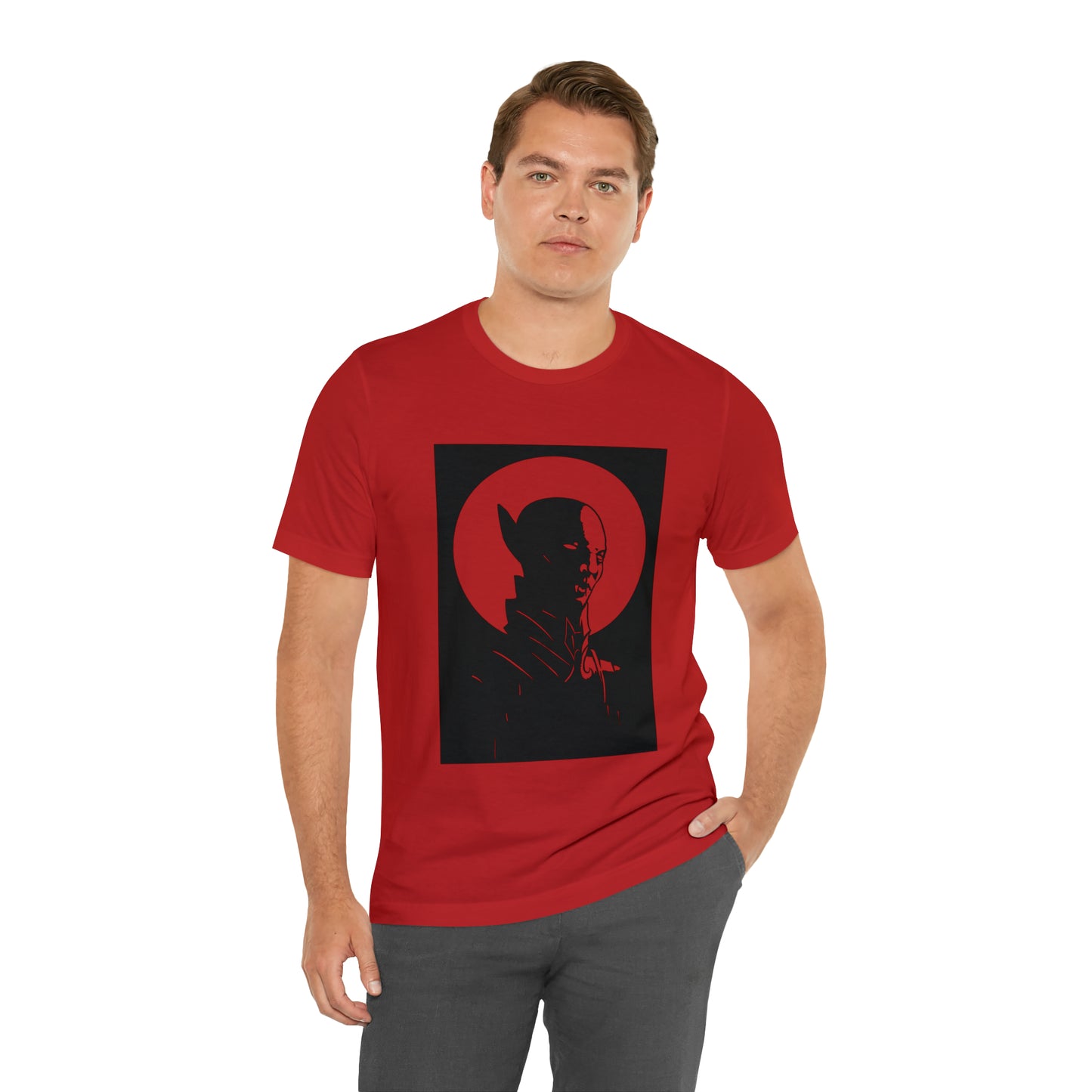 SHIVER Unisex Red Vampire Faine T-shirt