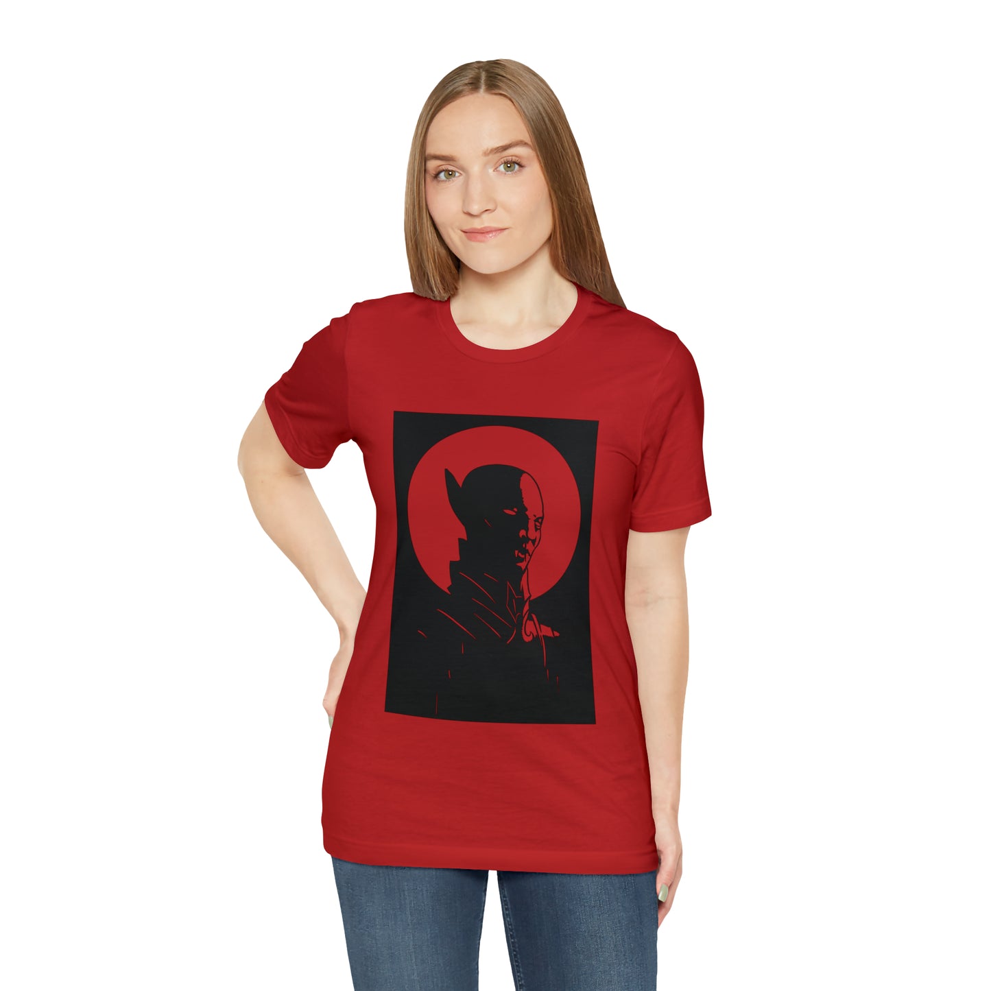 SHIVER Unisex Red Vampire Faine T-shirt