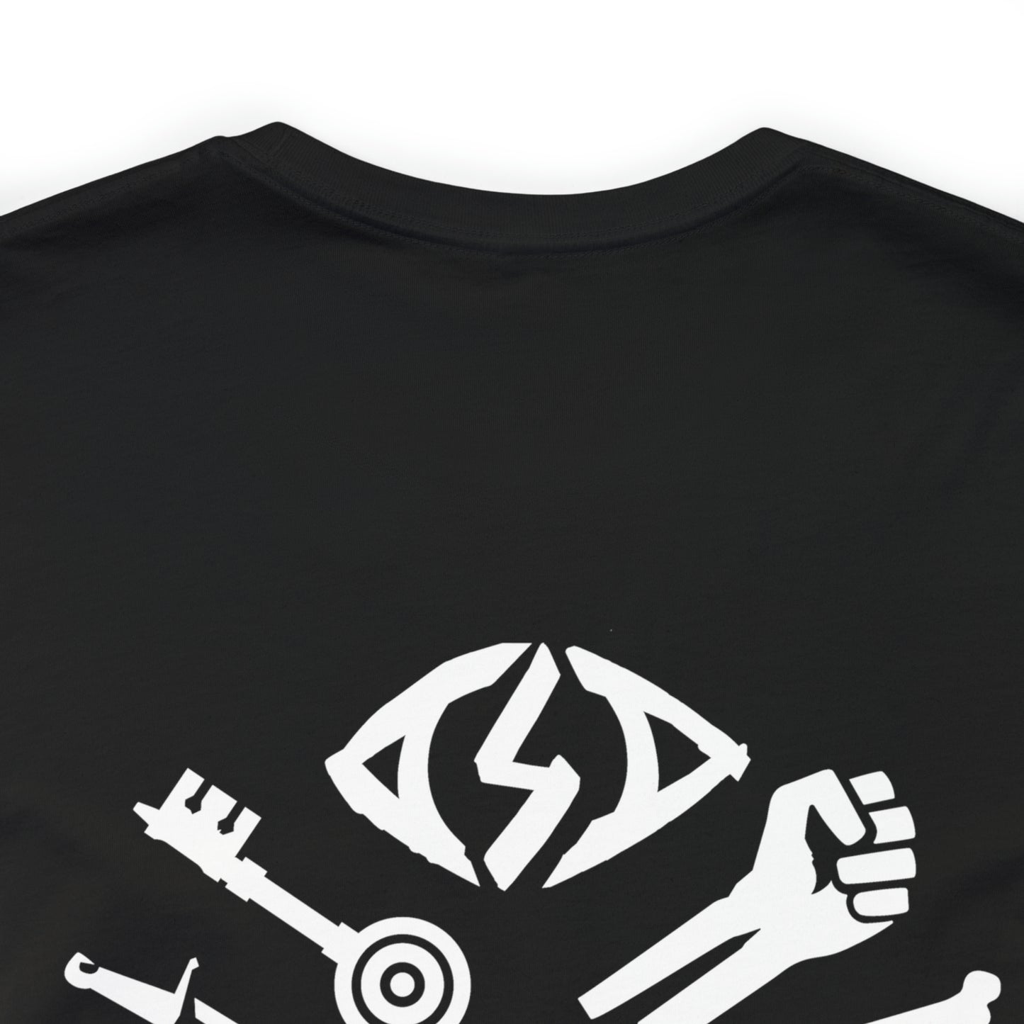 SHIVER Unisex Black Evil Eye T-shirt