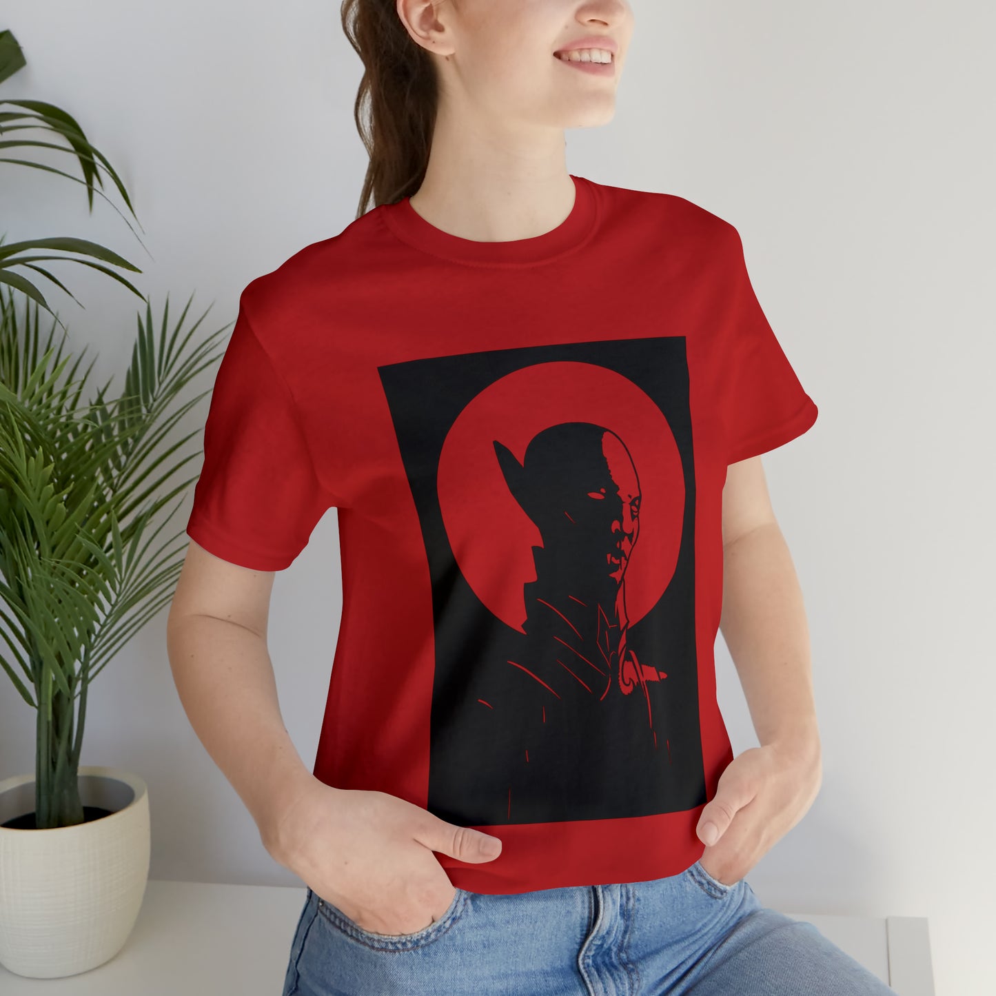 SHIVER Unisex Red Vampire Faine T-shirt