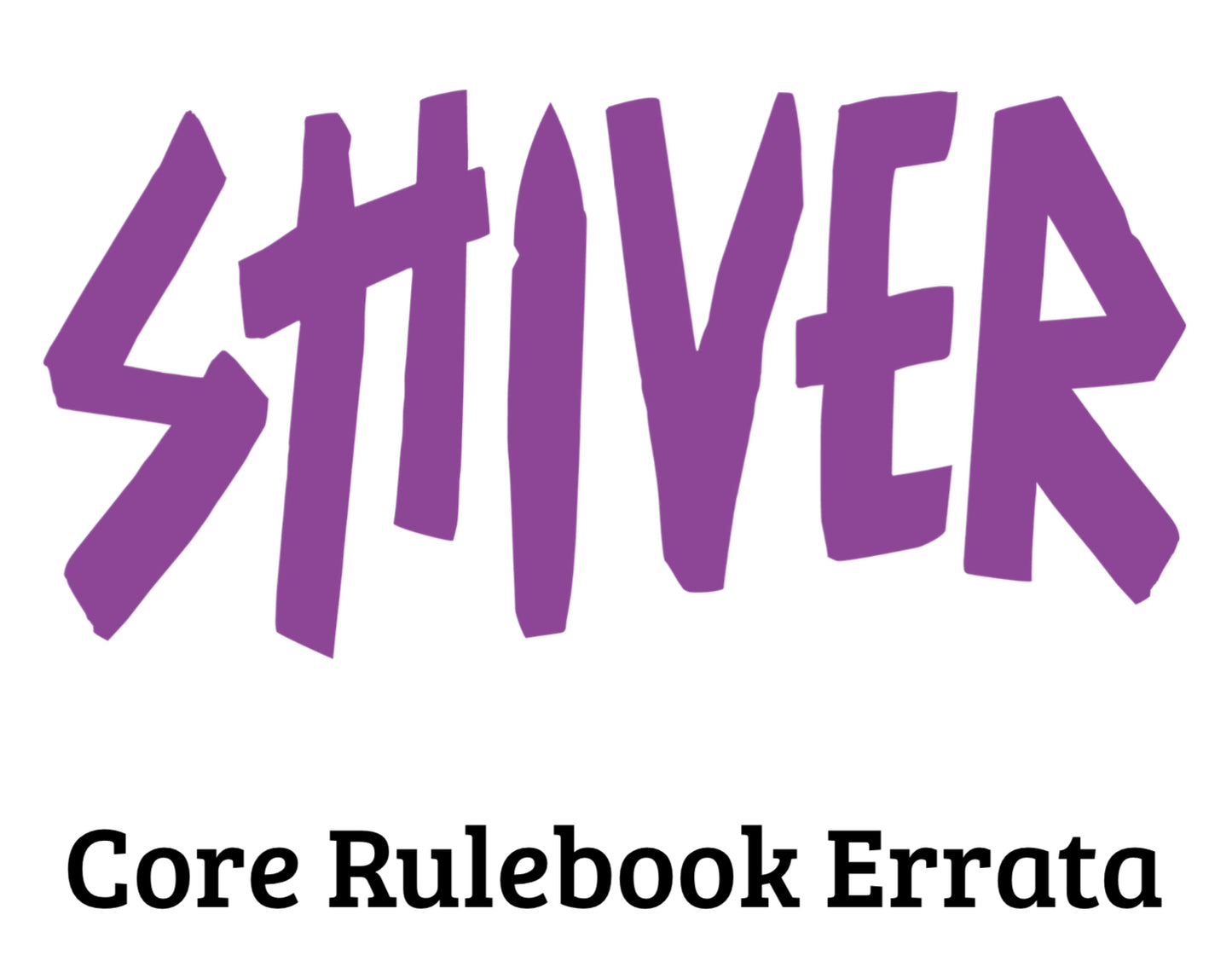 SHIVER 2023 Errata