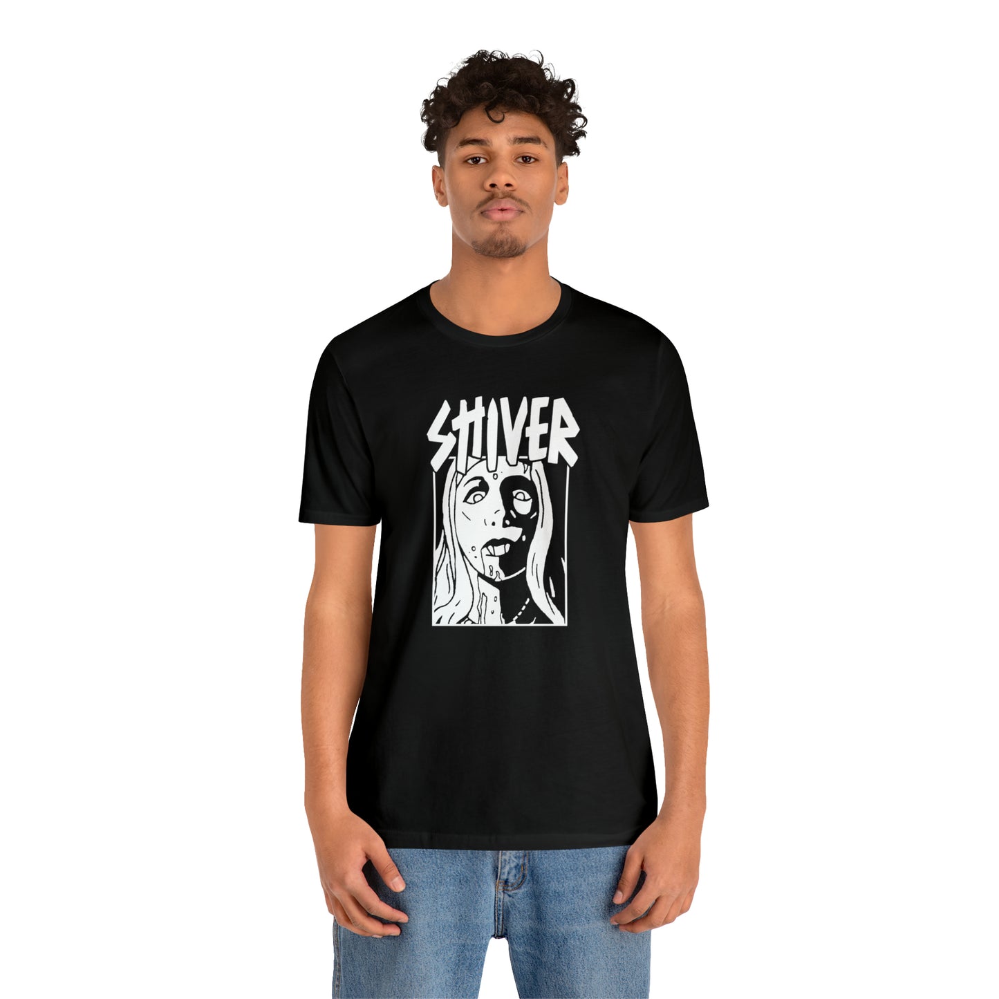 SHIVER Unisex Black Vamp T-shirt