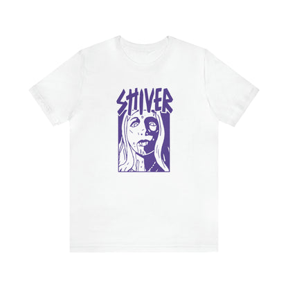 SHIVER Unisex White Vamp T-shirt