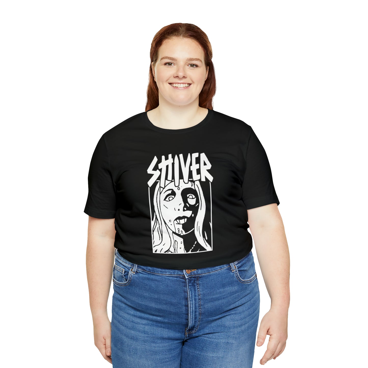 SHIVER Unisex Black Vamp T-shirt