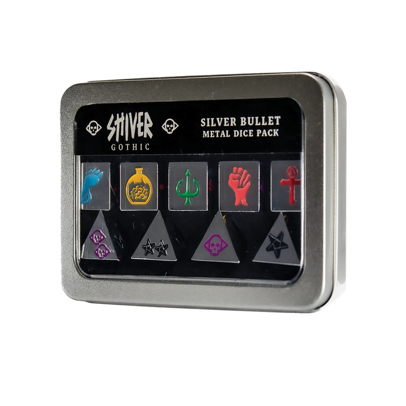 'Silver Bullet' Metal Monster Archetype Dice Pack