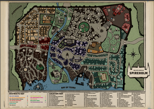 Spireholm Map