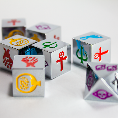 'Silver Bullet' Metal Monster Archetype Dice Pack